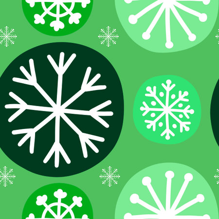 Christmas ice scribble seamless snowflakes pattern for wrapping paper and fabrics and lines and kids clothes print and new year packaging and festive accessories. High quality illustrationの写真素材