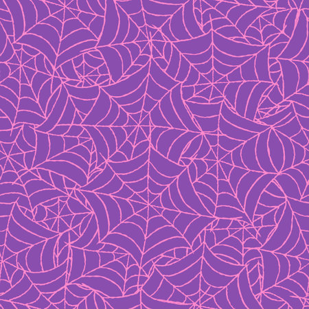 Cartoon monsters seamless Halloween spider pattern for wallpaper and fabrics and textiles and packaging and lines and kids clothes print and wrapping paper. High quality illustrationの写真素材