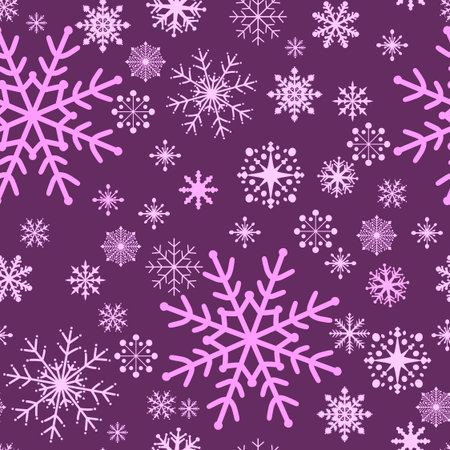 Christmas ice scribble seamless snowflakes pattern for wrapping paper and fabrics and lines and kids clothes print and new year packaging and festive accessories. High quality illustrationの写真素材