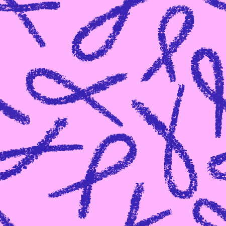 Breast cancer month pink ribbon day mammogram pattern for wrapping paper and medical accessories and medicine textiles. High quality illustrationの写真素材