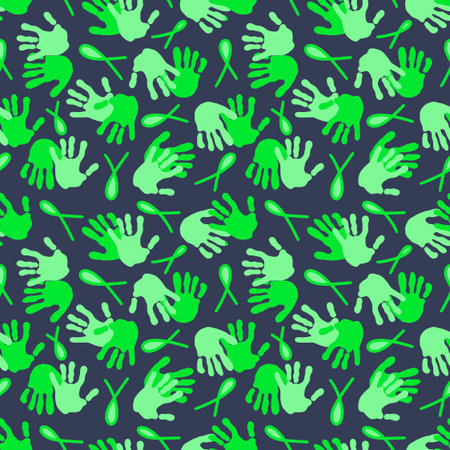 Seamless pink ribbon day mammogram pattern for wrapping paper and medical accessories and medicine textiles. High quality illustrationの写真素材