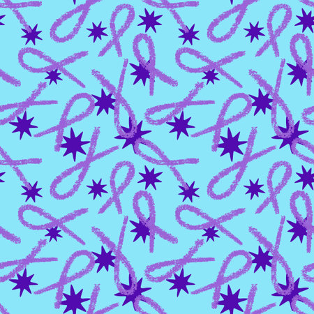 Breast cancer month seamless pink ribbon day mammogram pattern for wrapping paper and medical accessories and medicine textiles. High quality illustrationの写真素材