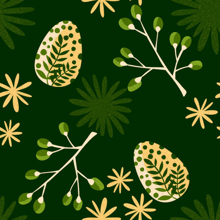 Easter seamless pattern with eggs for wallpaper and fabrics and textiles and packaging and gifts and...