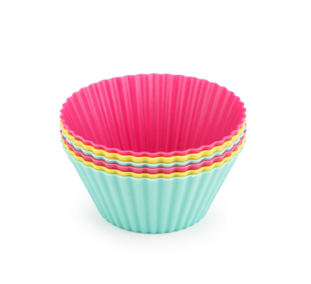 Colorful silicone bakewareの写真素材