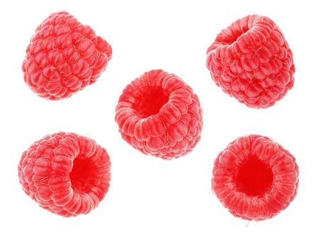 Raspberry isolated on white background