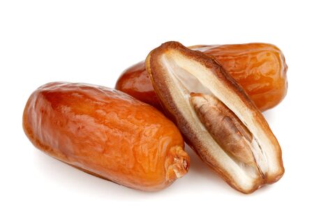 Dates isolated on white background