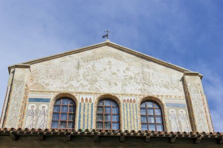 Croatia - Porec on Istria peninsula  Euphrasian Basilica の写真素材