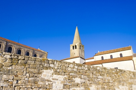 Porec - old Adriatic town in Croatia, Istria region  Popular touristic destination の写真素材