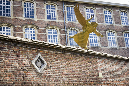 Gas Mask Angel - Gent, Belgiumの写真素材