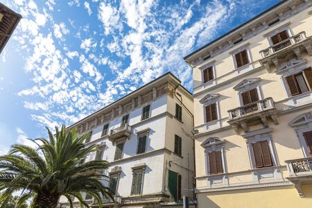 Montecatini Terme Tuscany Ital, cityscape of a famous italian spa and tourist center.の写真素材