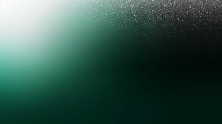 green background with some smooth lines in it and some glitter in itの写真素材