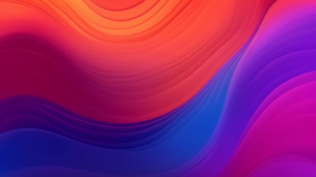 abstract colorful background with smooth lines in blue, pink and purple colorsの写真素材