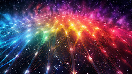 Abstract background for elegant design cover or fantasy composition. Digital collage.の素材