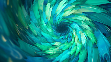 abstract fractal background a computer-generated 2D illustration, textureの素材