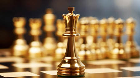 Chess game concept of business ideas and competition and strategy ideas.の写真素材