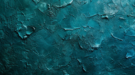 Blue textured background. Grunge wall. Color of the year 2020.の素材
