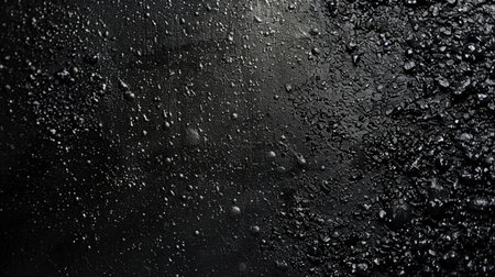Black background with water drops. Abstract grunge background for design.の素材