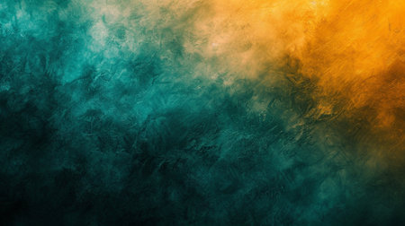 Blue and orange abstract smoke background. Fantasy fractal texture. Digital art. 3D rendering.の素材
