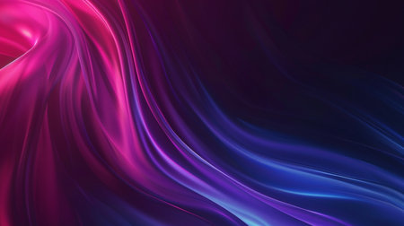abstract background with smooth lines in pink and blue colors, computer generated imagesの素材