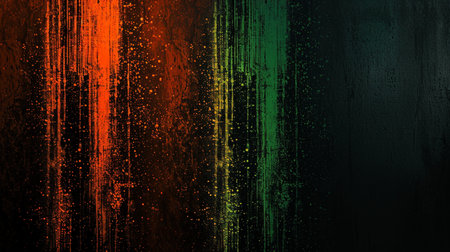 Grunge painted flag of Ireland on wooden background. Texture.の素材