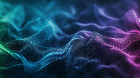Abstract polygonal space low poly dark background with connecting dots and lines. Connection structure. 3d renderingの素材