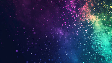 Abstract colorful bokeh background with copy space for your text.の素材