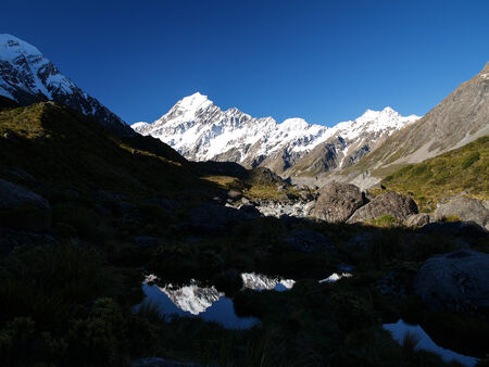 Mt Cook Reflectionsの写真素材