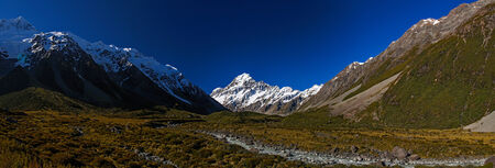 Mt Cook Panoramaの写真素材