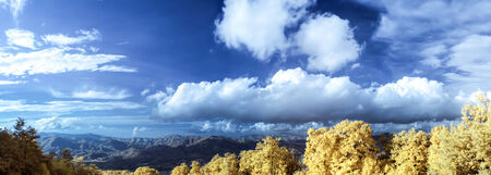 Blue Ridge Mountains Infraredの写真素材