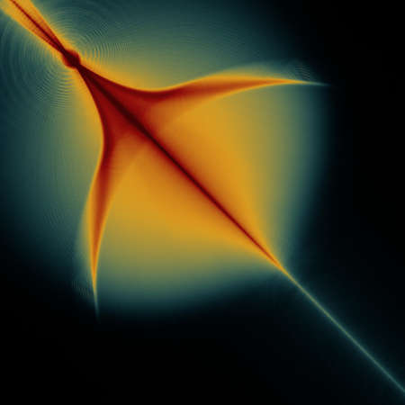 Abstract Colorful Flares of Shapes and Lines