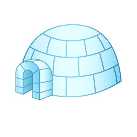 Igloo house.のイラスト素材