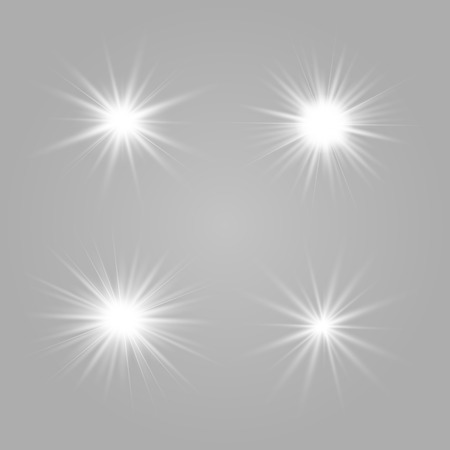 Star explodes on transparent background. Sparkling magic dust particles. Bright Star. The transparent shining sun, bright flash.のイラスト素材