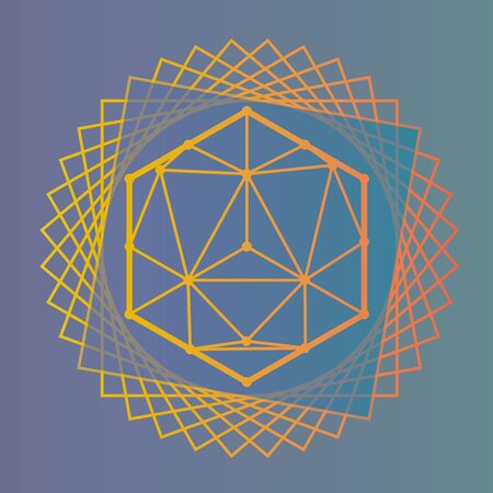 Polygon. Modern abstract background for your business presentation.のイラスト素材