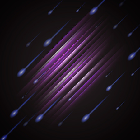Vector abstract background. Inclined glowing stripes.のイラスト素材