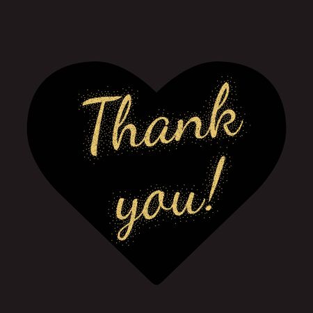 Inscription "Thank You!" executed in Dotwork style. Vector illustration.のイラスト素材