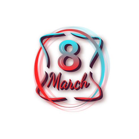 Women's day. 8 March. Vector illustration.のイラスト素材