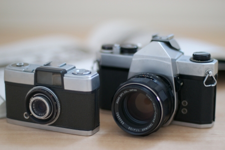Classic cameraの写真素材