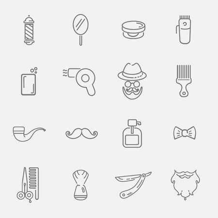 outline icon set. Line iconsのイラスト素材