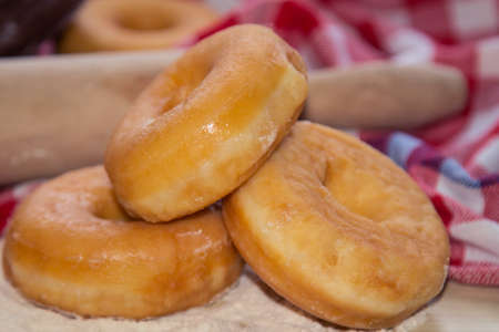 fresh natural donuts freshly made
