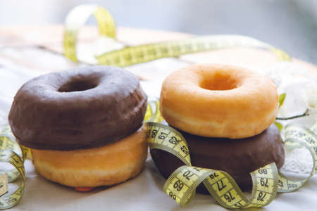 donuts or donuts made with flour and kneaded rolling pin