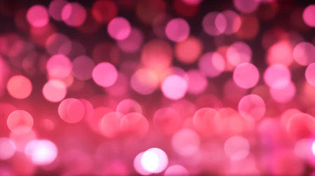 A glamorous background of pink bokeh perfect for awards and celebrationsの素材