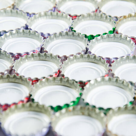 bottle caps Beerの写真素材