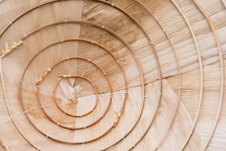 Vietnamese hat from inside isolated on white