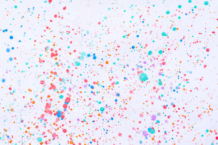 Colorful water color splash backgroundの写真素材