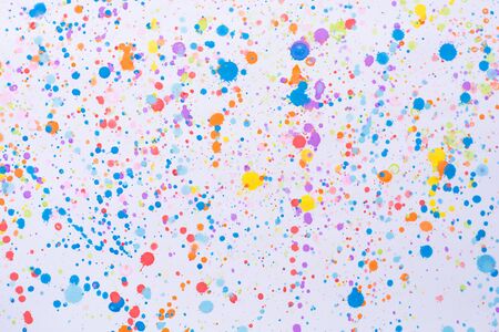 Colorful water color splash backgroundの写真素材