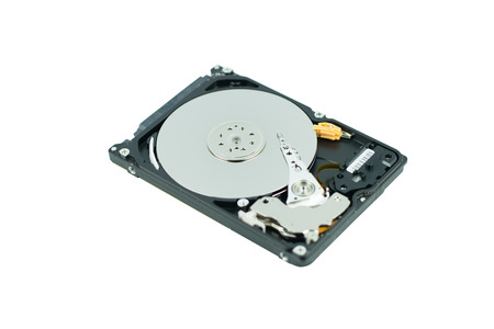 hard disk isolated on white background