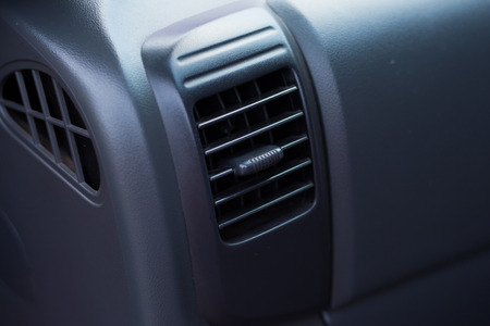 Air conditioner in compact carの写真素材