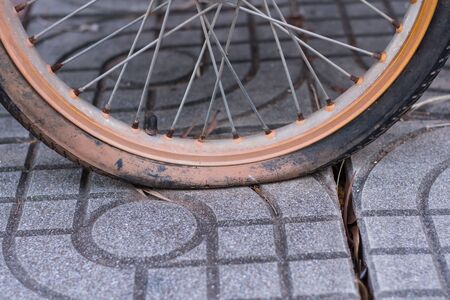 bicycle flat tire