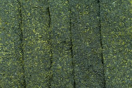 fried seaweed isolated on white background