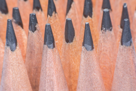 Sharpen pencils close up backgroundの写真素材